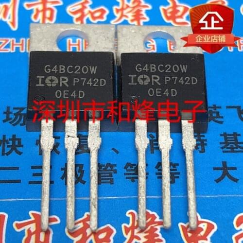 100% New&original G4BC20W IRG4BC20W TO-220 600V 6.5A