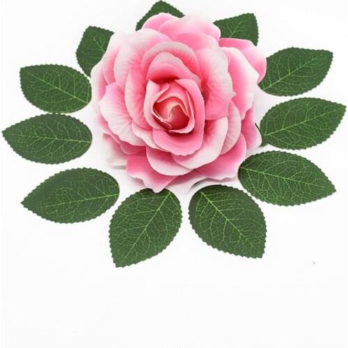 100 pieces Artificial leaves Christmas decorations for home Wedding decoration New Year Candy box Simulation of green plants DIY