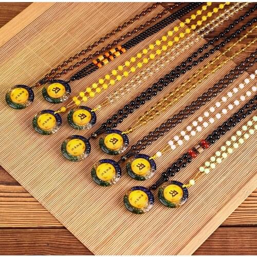 12PCS Buddhist supply Greco-Buddhist pocket travel safe Exorcise evil spirits Almighty talisman Shurangama Mantra Pendant Amulet