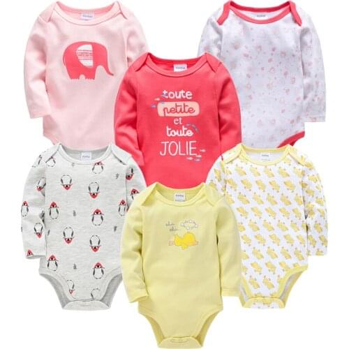 2021 Toddler Baby Boys Clothes Unicorn Girls Clothing Bodysuits Baby Girls Clothes 0-24M Newborn 100%Cotton Roupas de bebe