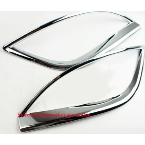 ABS Chrome Rear Fog light Lamp Cover Trim For Hyundai ix35 2010-2012