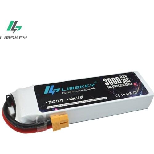 Limskey power 3S 11.1v 3000mah Drone Lipo Battery 30c For Helicopter Quadcopter RC Car Boat Power Drone 3s lipo battery 11.1