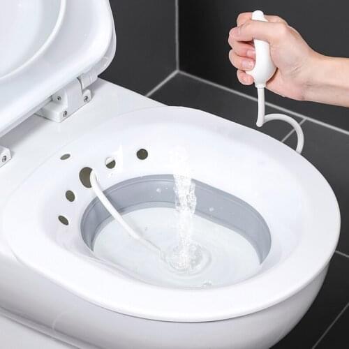 Toilet Flushing Bidet For Elderly And Pregnant Women General Private Part Cleaner Portable Load Bearing Cleaning Tub