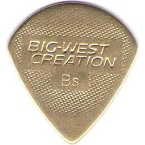 Big-West Creation BWC Pick TDM-BS (Tear Drop Mini) Brass 1.0 mm, Made in Japan
