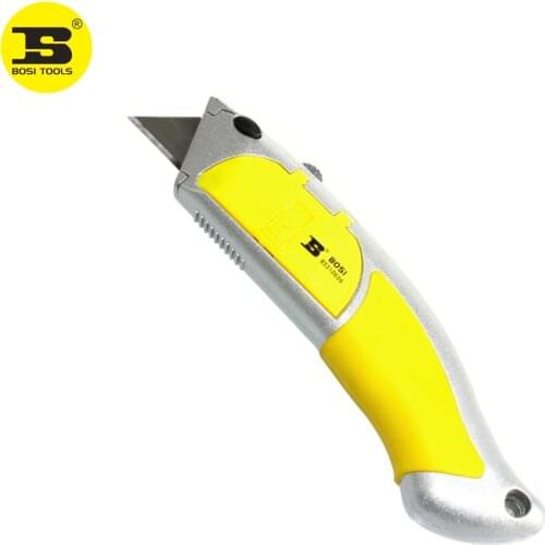 BOSI 178mm Heavy Utility Knife Carton Hard Paper Cutting Tool