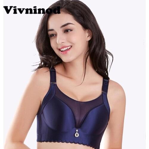Large Size Bras Women Seamless Bra push up Wire Free Adjustment Underwear 110D 110E 115D 115E No Rims Bras Lingerie