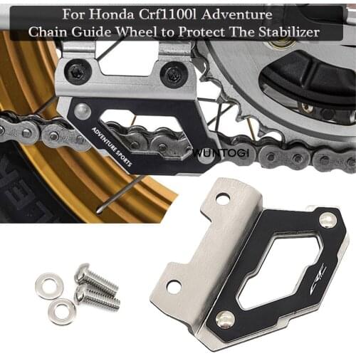 For Honda Crf1100l Africa Twin Crf 1100l Adventure Sports Motorcycle crf 1100l Chain Guide Pulley Protector Plate Stabilizer