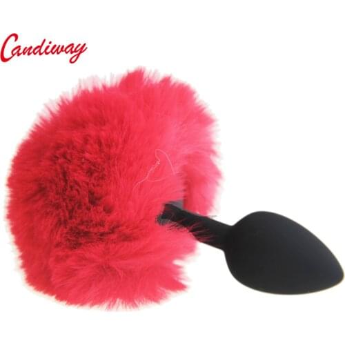 Rabbit TAILS Butt Anal Plug Sex Toy BULLET Sex Products buttplugs G SPOT Stimulating CatTails COUPLE LOVER SEX GAME cosplay