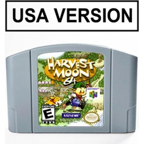 Harvest Moon 64 For 64 Bit Game Cartridge USA Version NTSC Format