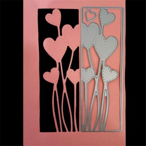 Love balloon Metal Die Cutting Scrapbooking Embossing Dies Cut Stencils Decorative Cards DIY album Card Paper Card Maker