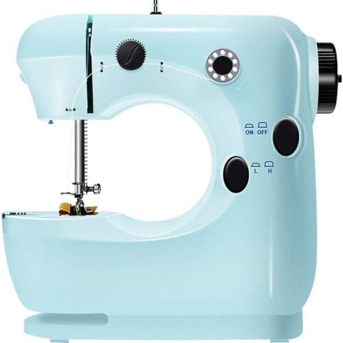 Mini Sewing Machine for Beginners, 2 Speed Embroidery Stitching Heavy Duty Quilting Machine Easy to Use, Foot Pedal Operation
