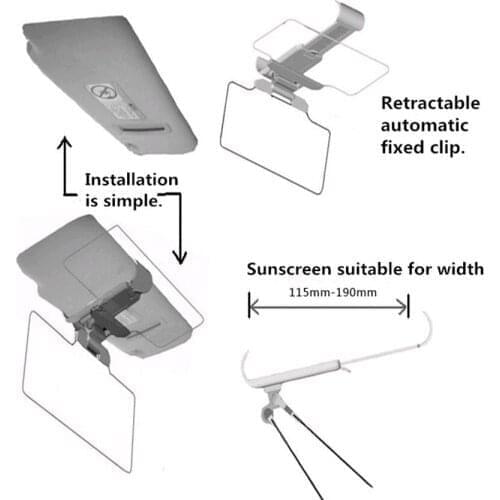 The New Car Sun Visor HD Anti Goggles Protection FOR w212 ауди а6 с6 ауди а4 б8 honda accord 8 niva chevrolet changan cs35plus