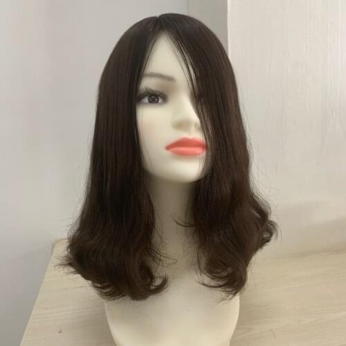 Tsingtaowigs Custom made European virgin hair unprocessed hair 14inch BOB 4# jewish wig Best Sheitels wigs free shipping