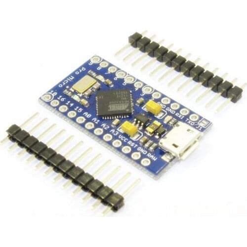 Pro Micro ATmega32U4 5V 16MHz Replace ATmega328 For arduino Pro Mini With 2 Row Pin Header For Leonardo Mini Usb Interface
