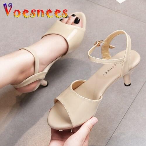 Sandals Women Shoes Big Size 43 Flash Diamonds Chain Fringe Sandals Summer Candy Color Peep Toe High Heels Sexy Nightclub Party