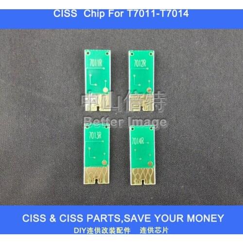 INK WAY T7011- T7014 7011 7012 7013 7014 resetable chip for For EPSON Workforce WP 4025 4015 4525 4595 etc
