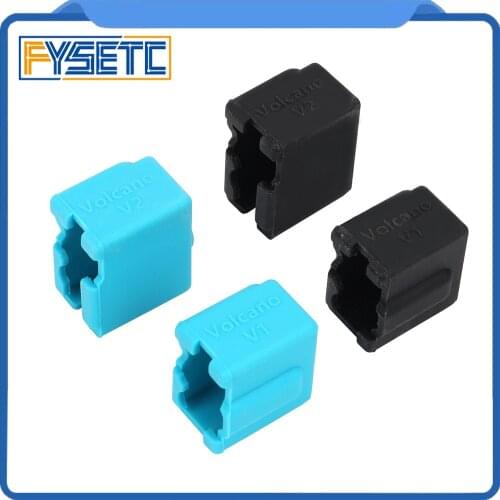 Volcano Silicone Sock Black Blue Volcano Heated Block J-head Hotend Bowden/Direct Extruder Block Cover 3D Printer Part