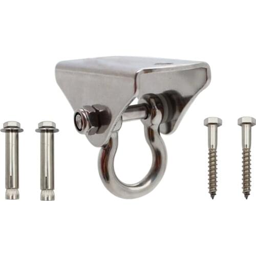 Heavy Duty Swing Hangers, Openable Stainless Steel Swing Hook for Ceiling Wood Porch Swing Hanging kit Playground