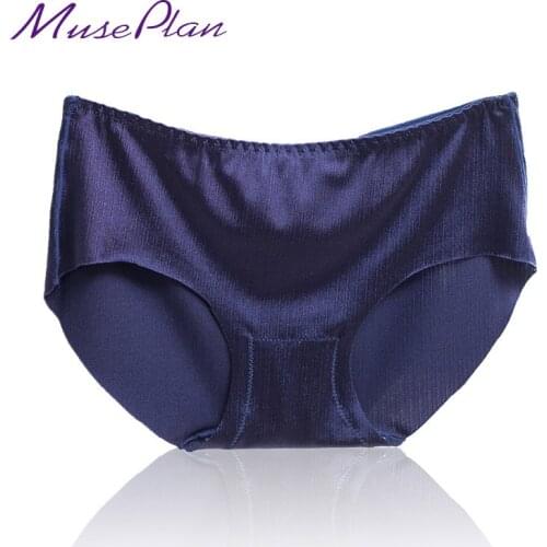 New cotton womens sexy lace panties seamless cotton breathable panty Hollow briefs Plus Size brand underwear