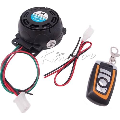 Universal Mini Motorcycle Alarm 125dB Remote Control Anti-theft Speakers for Harley Touring Sportster Kawasaki z750 z800 z1000