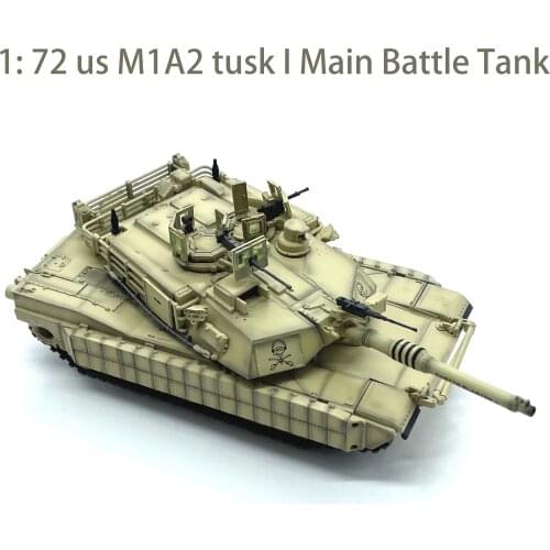 1: 72 us M1A2 tusk I Main Battle Tank Simulation product model Desert painting