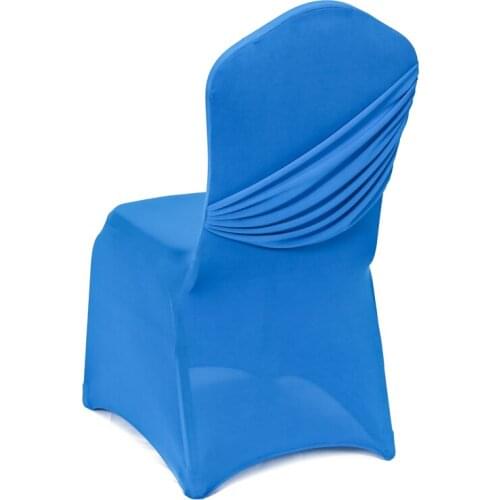 100PCS Universal Lycra Stretch Spandex Chair Covers For Wedding Party Hotel Banquet Supply Decoration