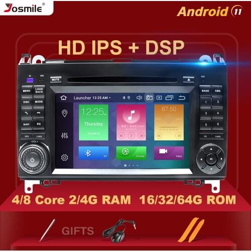 2 Din Android 11 Car Multimedia Player For Mercedes Sprinter Benz B200 Vito W639 Viano B Class W169 W245 W209 Radio GPS Navi