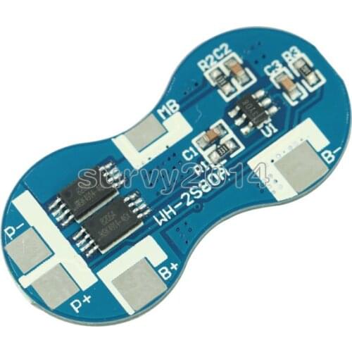 2S 18650 2 Series Li-ion Lithium Battery Charger Protection Board 4A 7.2V 7.4V