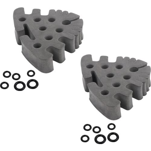 2Pcs Fly Tying Foam Station Fly Tying Tool CaddyHolder Fly Tying Vise Tool Holder 7 x 9cm