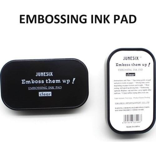 3pcs/lot Transparent Floating Watermark Embossing Ink Pad For DIY Rubber Stamp Scrapbooking Decor