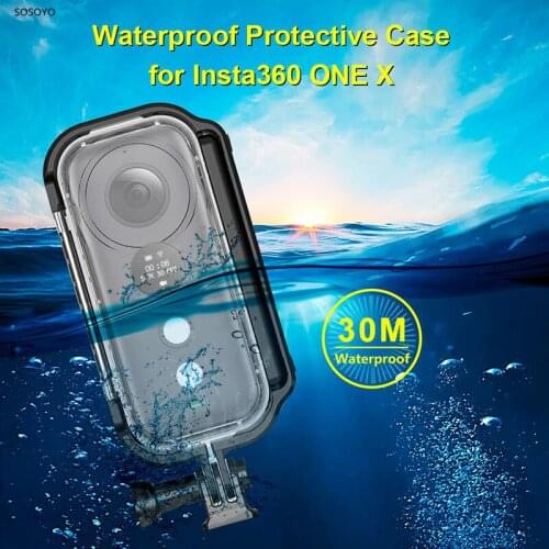30M Waterproof Case Underwater photography Diving Swim protection Housing Shell For Insta360 One X Sports Camera Accessories