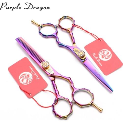 5.5'' JP 440C Colorful Scissors Professional Hair Scissors Salon Hairdressing Scissors Hair Cutting Shears Thinning Shears Z9010