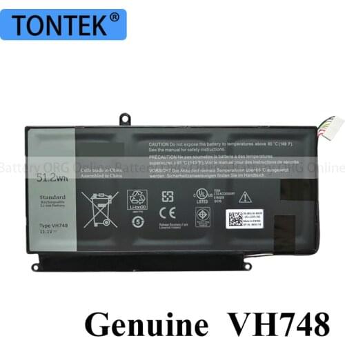 Genuine VH748 Battery For Dell Vostro V5460 V5560 V5470 V5480 14-5439 5480 P41G P34F 51.2Wh Original Batteria