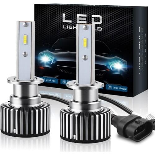 H1 Car Led Headlight Bulb 6000K White 50W 12V Mini Size H11 H9 H8 H3 H4 H7 9006 HB3 9005 HB4 9012 Auto Headlamps fog Light