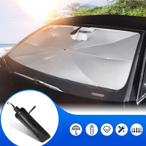 Kwaks Car Windshield Sunshade Foldable Umbrella Sun Shade for Car Front Window Cover Visor Sun Shade Block UV Keep Car Cool