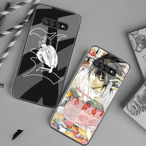 Anime Manga Death Note Ryuk Phone Case Tempered Glass For Samsung S20 Plus S7 S8 S9 S10 Plus Note 8 9 10 Plus