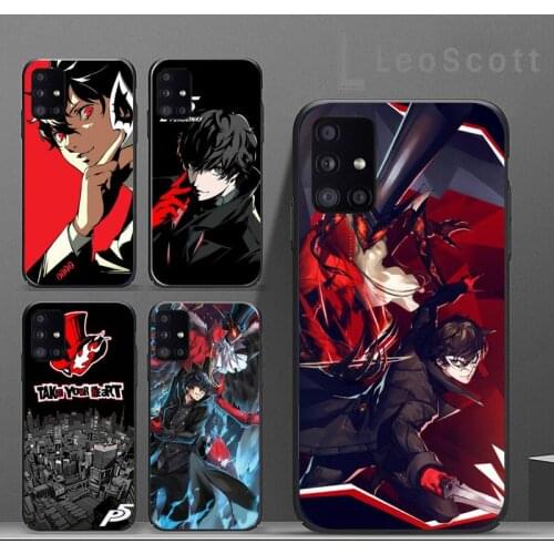 Persona 5 Joker Phone Case For Samsung A40 A31 A50 A51 A71 A20E A20S S8 S9 S10 S20 Plus note 20 ultra
