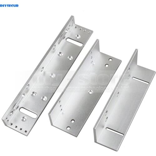 DIYSECUR ZL Bracket Use With 280kg Electronic Magnetic Lock for Narrow Door / Access Control System