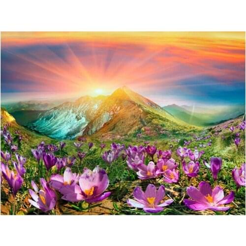 Mountain Round Diamond Painters Decorate Walls With Diamond Paintings Home / Hotel / Office Decorations And Gifts