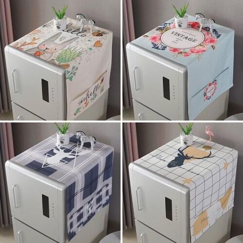Waterproof Cover Cloth Dust Cover Cloth Washing Machine Cover Refrigerator Cover Cloth Home Decoration