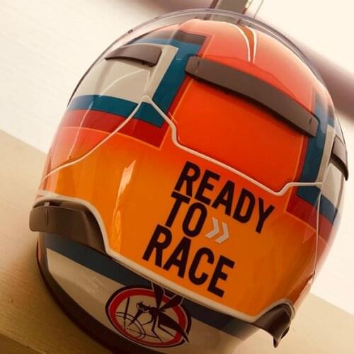 Car Styling Stickers Motorcycle Oil Tank Side Body GP Helmet Visor Decals for 1090 390 1290ADV Ready To Race