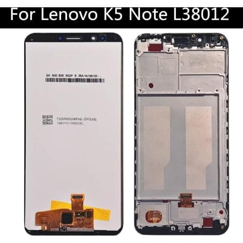 FOR Lenovo K5 NOTE L38012 LCD Display and Touch Screen Assembly Replacement for phone Lenovo K5NOTE L38012 LCD Screen
