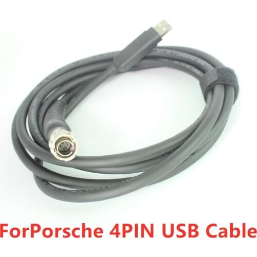 Acheheng Car Auto Scanner Diagnostic Tester Main Line USB Cable ForPorsche II OBD Scan Tester 4PIN USB Cable For PIWIS II