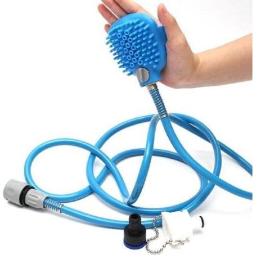 Pet Bathing Tool Comfortable Massager Shower Tool Cleaning Washing Bath Sprayers Dog Brush Pet Supplies