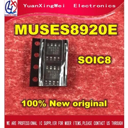 Free Shipping 5PCS/ 100% New Original MUSES8920E MUSES8920 SOP-8
