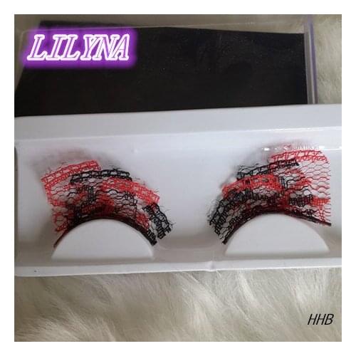 Free shipping 2014 hot sale 3Pairs/lot Hallowmas Fake eyelashes cocking up Fashion false eyelashes charming fake eyelashes