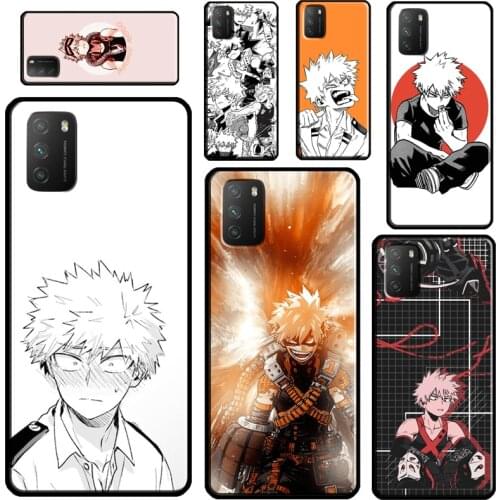 Bakugo Boku no My Hero Academia For POCO F3 M3 X3 Phone Case For Xiaomi Mi 11 A1 A2 A3 10T 9T Pro Mi Note 10 Lite Coque