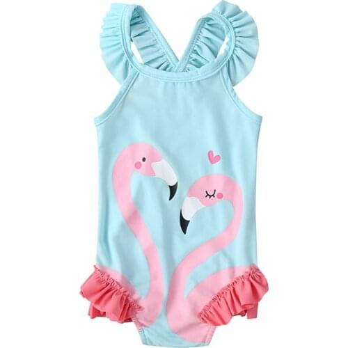 Twins Baby Clothes 2021 Summer Infant Baby Girl Bodysuit Sleeveless Cartoon Beach Swimsuit Fashion Girl Baby Jumpsuit For 1-5y