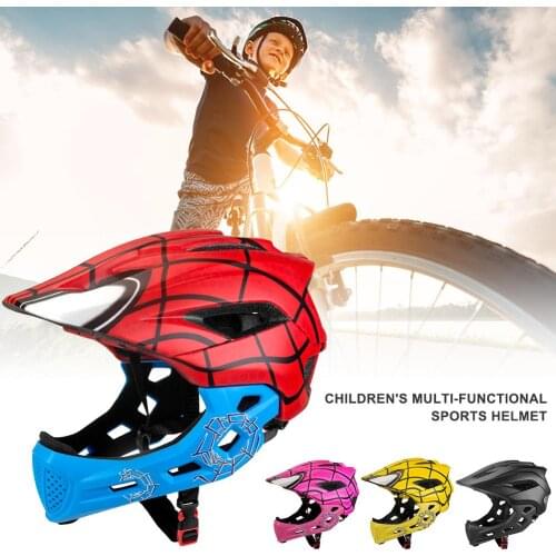 Children Sports Helmet Bicycle Balance Car Scooter Detachable Full Face Helmet Sports Safety Helmet For Cycling Skateboarding