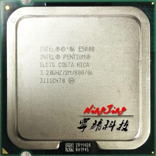 Intel Pentium E5800 3.2 GHz Dual-Core CPU Processor 2M 65W LGA 775